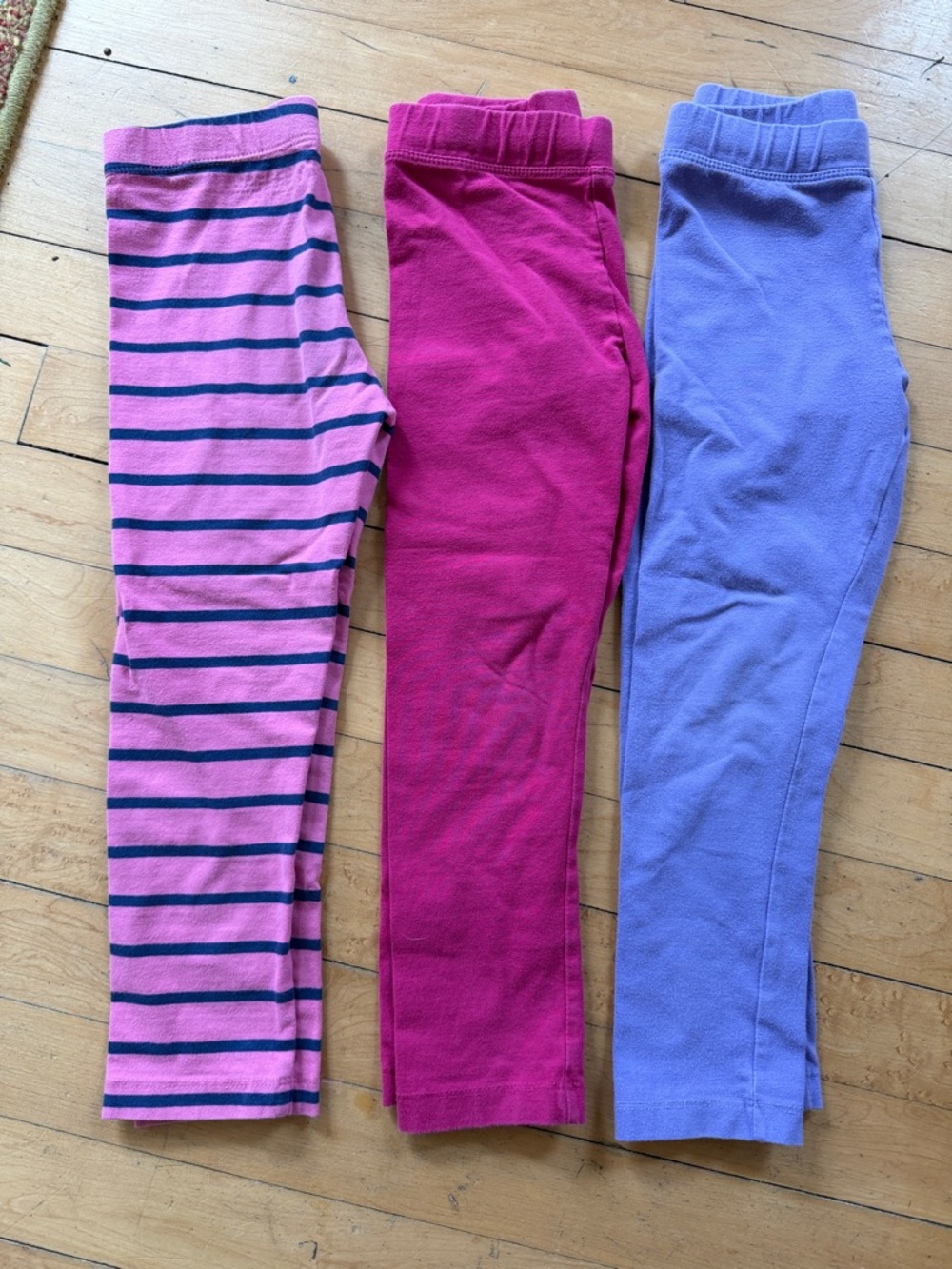 Primary Girls Pink, Magenta & Lavender Leggings 3-Pack
